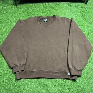 Men’s Russell athletics vintage faded brown sweatshirt